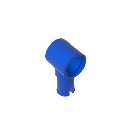 GDS-925 - Technic Pin Connector Hub with 1 Pin with Friction Ridges Lengthwise