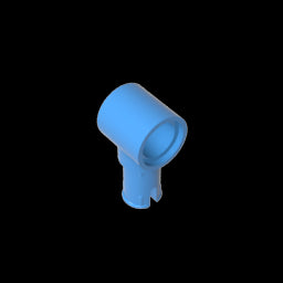 GDS-925 - Technic Pin Connector Hub with 1 Pin with Friction Ridges Lengthwise