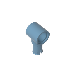 GDS-925 - Technic Pin Connector Hub with 1 Pin with Friction Ridges Lengthwise