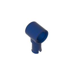 GDS-925 - Technic Pin Connector Hub with 1 Pin with Friction Ridges Lengthwise