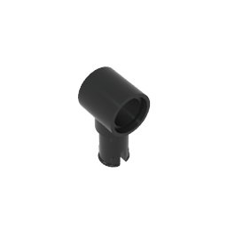 GDS-925 - Technic Pin Connector Hub with 1 Pin with Friction Ridges Lengthwise