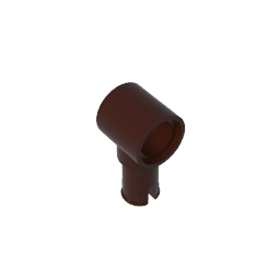 GDS-925 - Technic Pin Connector Hub with 1 Pin with Friction Ridges Lengthwise