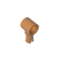 GDS-925 - Technic Pin Connector Hub with 1 Pin with Friction Ridges Lengthwise