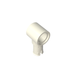 GDS-925 - Technic Pin Connector Hub with 1 Pin with Friction Ridges Lengthwise