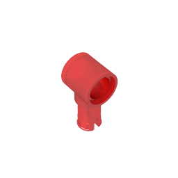 GDS-925 - Technic Pin Connector Hub with 1 Pin with Friction Ridges Lengthwise
