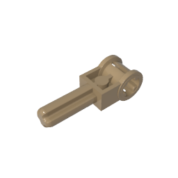 GDS-928 - Technic Axle 1.5 with Perpendicular Axle Connector (Technic Pole Reverser Handle)