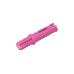 GDS-929 - Technic Axle Pin 3L with Friction Ridges Lengthwise and 1L Axle