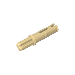 GDS-929 - Technic Axle Pin 3L with Friction Ridges Lengthwise and 1L Axle