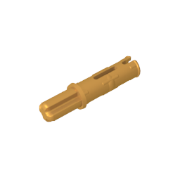 GDS-929 - Technic Axle Pin 3L with Friction Ridges Lengthwise and 1L Axle