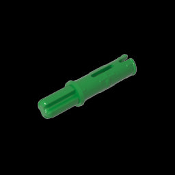 GDS-929 - Technic Axle Pin 3L with Friction Ridges Lengthwise and 1L Axle
