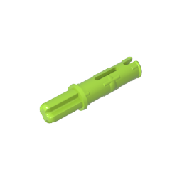 GDS-929 - Technic Axle Pin 3L with Friction Ridges Lengthwise and 1L Axle