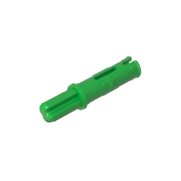 GDS-929 - Technic Axle Pin 3L with Friction Ridges Lengthwise and 1L Axle
