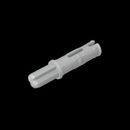 GDS-929 - Technic Axle Pin 3L with Friction Ridges Lengthwise and 1L Axle