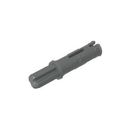 GDS-929 - Technic Axle Pin 3L with Friction Ridges Lengthwise and 1L Axle