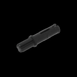 GDS-929 - Technic Axle Pin 3L with Friction Ridges Lengthwise and 1L Axle