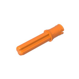 GDS-930 - Technic Axle Pin 3L with Friction Ridges Lengthwise and 2L Axle
