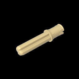 GDS-930 - Technic Axle Pin 3L with Friction Ridges Lengthwise and 2L Axle