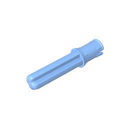 GDS-930 - Technic Axle Pin 3L with Friction Ridges Lengthwise and 2L Axle
