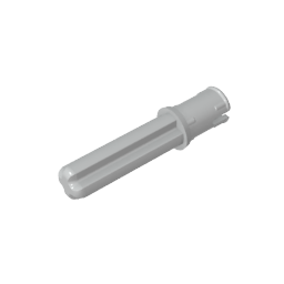 GDS-930 - Technic Axle Pin 3L with Friction Ridges Lengthwise and 2L Axle