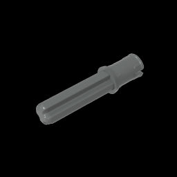 GDS-930 - Technic Axle Pin 3L with Friction Ridges Lengthwise and 2L Axle