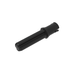 GDS-930 - Technic Axle Pin 3L with Friction Ridges Lengthwise and 2L Axle