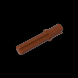 GDS-930 - Technic Axle Pin 3L with Friction Ridges Lengthwise and 2L Axle