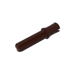GDS-930 - Technic Axle Pin 3L with Friction Ridges Lengthwise and 2L Axle