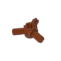 GDS-933 - Technic Axle Connector Hub with 3 Axles at 120 Degrees