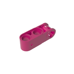 GDS-936 - Technic Axle and Pin Connector Perpendicular 3L with 2 Pin Holes