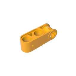 GDS-936 - Technic Axle and Pin Connector Perpendicular 3L with 2 Pin Holes