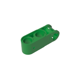 GDS-936 - Technic Axle and Pin Connector Perpendicular 3L with 2 Pin Holes