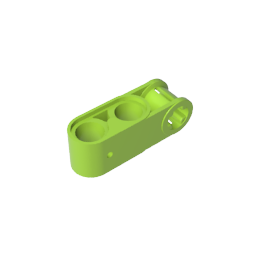 GDS-936 - Technic Axle and Pin Connector Perpendicular 3L with 2 Pin Holes