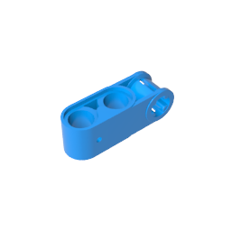GDS-936 - Technic Axle and Pin Connector Perpendicular 3L with 2 Pin Holes