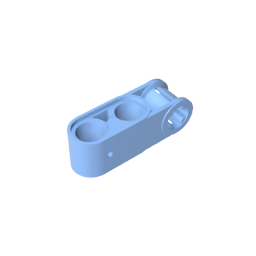GDS-936 - Technic Axle and Pin Connector Perpendicular 3L with 2 Pin Holes