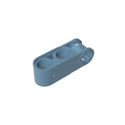 GDS-936 - Technic Axle and Pin Connector Perpendicular 3L with 2 Pin Holes