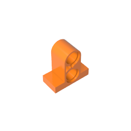 GDS-937 - Technic Pin Connector Plate 1 x 2 x 1 2/3 [Two Holes On Top]