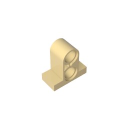 GDS-937 - Technic Pin Connector Plate 1 x 2 x 1 2/3 [Two Holes On Top]