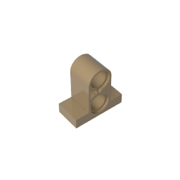 GDS-937 - Technic Pin Connector Plate 1 x 2 x 1 2/3 [Two Holes On Top]