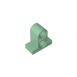 GDS-937 - Technic Pin Connector Plate 1 x 2 x 1 2/3 [Two Holes On Top]