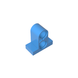GDS-937 - Technic Pin Connector Plate 1 x 2 x 1 2/3 [Two Holes On Top]