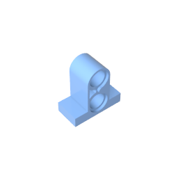 GDS-937 - Technic Pin Connector Plate 1 x 2 x 1 2/3 [Two Holes On Top]