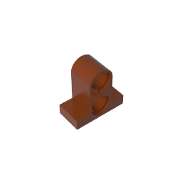 GDS-937 - Technic Pin Connector Plate 1 x 2 x 1 2/3 [Two Holes On Top]