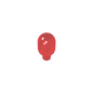 GDS-942 - Light Cover with Internal Bar / Bionicle Barraki Eye