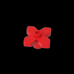 GDS-943 - Plant, Flower 2 x 2 Leaves - Angular