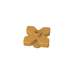 GDS-943 - Plant, Flower 2 x 2 Leaves - Angular