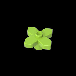 GDS-943 - Plant, Flower 2 x 2 Leaves - Angular