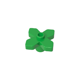 GDS-943 - Plant, Flower 2 x 2 Leaves - Angular