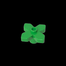 GDS-943 - Plant, Flower 2 x 2 Leaves - Angular