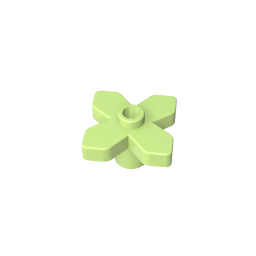 GDS-943 - Plant, Flower 2 x 2 Leaves - Angular