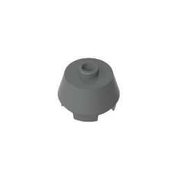 GDS-946 - Brick Round 2 x 2 Truncated Cone